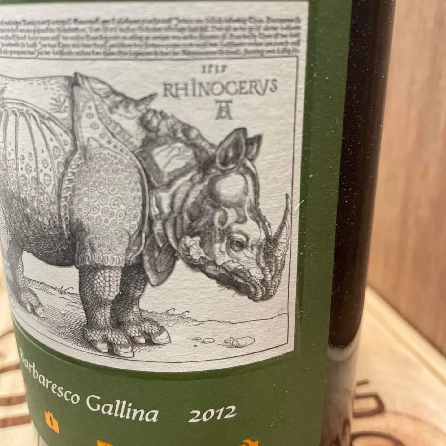 Vin barbaresco gallina 2012 Vin barbaresco gallina 2012